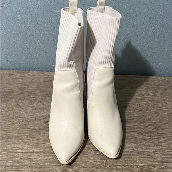 Cream Booties - Picture 2 of 12